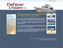 Tablet Screenshot of defevercruisers.com